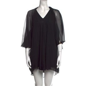 Diane vin Furstenberg Silk Black Dress
